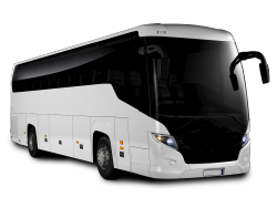 "32-passenger Autocar used for large group tours and events, providing spacious and comfortable transportation."